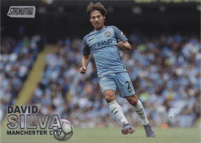 2016 Topps Stadium Club Premier League David Silva #77