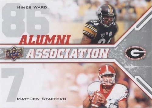 2009 Upper Deck Draft Edition Hines Ward Matthew Stafford #234