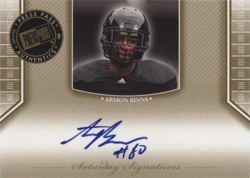 2011 Press Pass Legends Armon Binns #SS-AB