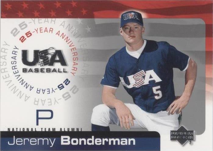 2004 Upper Deck EE. UU. Béisbol 25 Aniversario - Jeremy Bonderman #USA-19