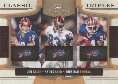 2009 Donruss Classics Andre Reed Jim Kelly Thurman Thomas #2