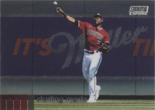 2020 Topps Stadium Club Chrome - Starling Marte #88