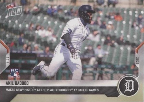 2021 Topps Now - Akil Baddoo #133