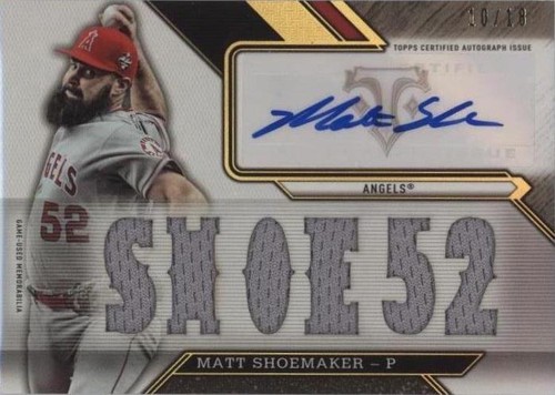 2016 Topps Triple Threads - Matt Shoemaker #TTAR-MS3