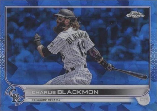 2022 Topps Chrome Sapphire Edition - Charlie Blackmon #352
