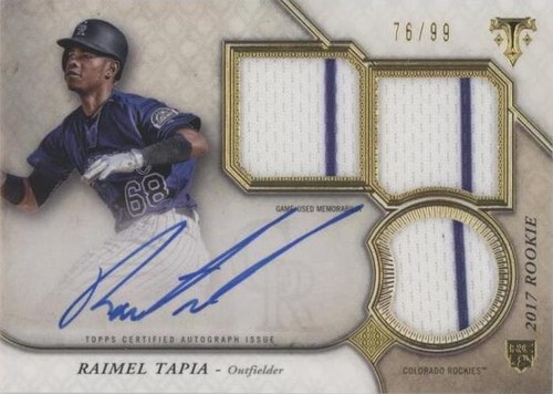 2017 Topps Triple Threads - Raimel Tapia #RPA-RT