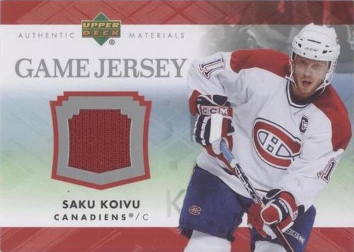 2007-08 Upper Deck - Saku Koivu #J-SK