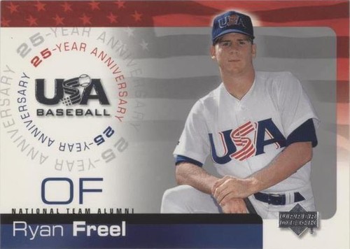 2004 Upper Deck USA Baseball 25-Year Anniversary - Ryan Freel #USA-62