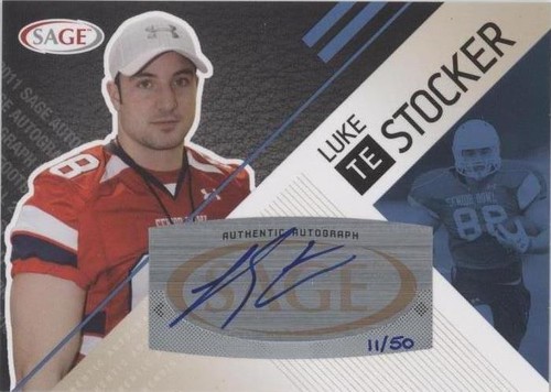 2011 SAGE Autograph Series Luke Stocker #A-51
