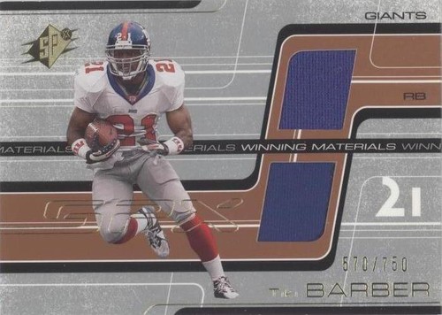 2001 SPx Tiki Barber #WM-TB