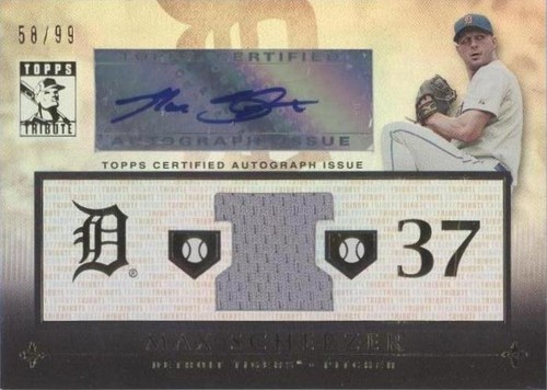 2010 Topps Tribute - Max Scherzer #TAR-MS