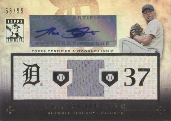 2010 Topps Tribute - Max Scherzer #TAR-MS