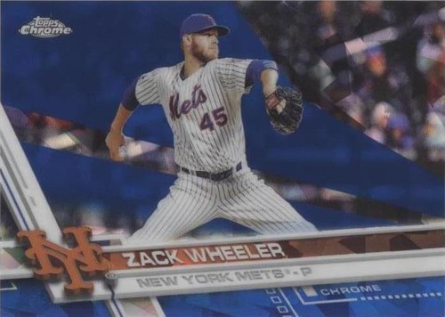 2017 Topps Chrome Sapphire Edition - Zack Wheeler #631