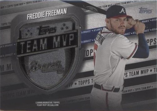 FREDDIE FREEMAN 2018 TOPPS DEFINITIVE AUTO LOGOMAN PATCH AUTO 