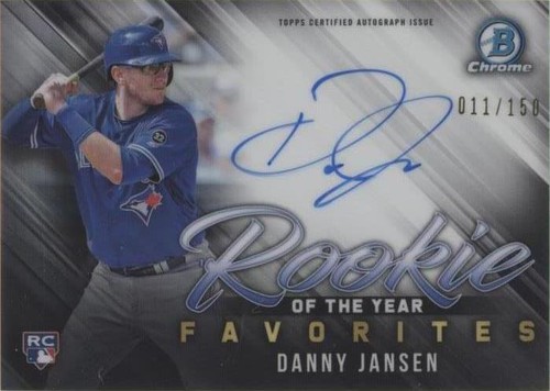 2019 Bowman - Danny Jansen #ROYFA-DJ