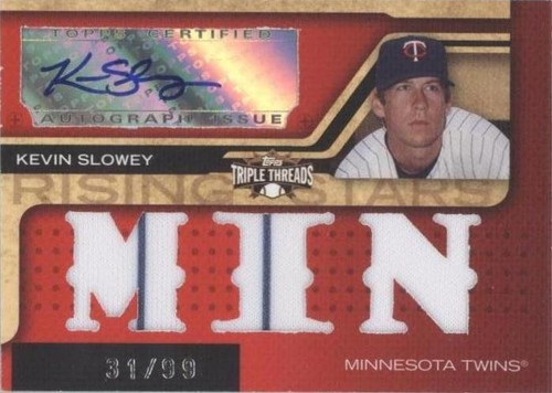 2008 Topps Triple Threads - Kevin Slowey #201