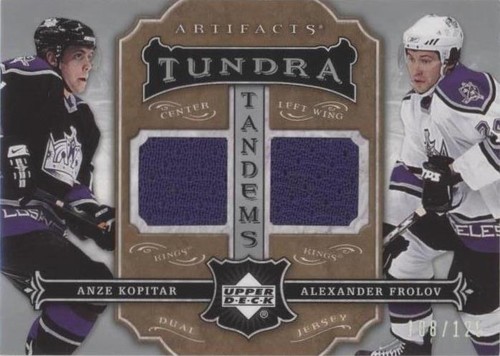 2007-08 Upper Deck Artifacts - Alex Frolov Anze Kopitar #TT-KF