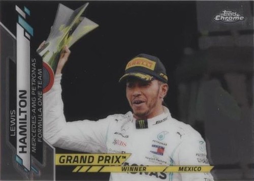 シングルカード 2020 TOPPS CHROME  HAMILTON 2020 Topps Chrome Formula 1 F1 #21 Lewis Hamilton - 7 Times
