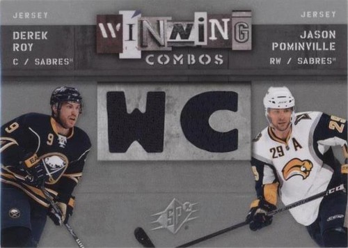 2009-10 SPx - Derek Roy Jason Pominville #WC-PR