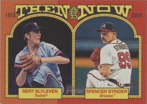 2024 Topps Heritage - Bert Blyleven Spencer Strider #TAN-11