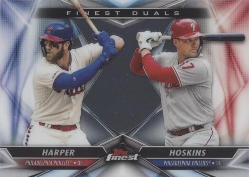 2020 Topps Finest - Bryce Harper Rhys Hoskins #FD-16