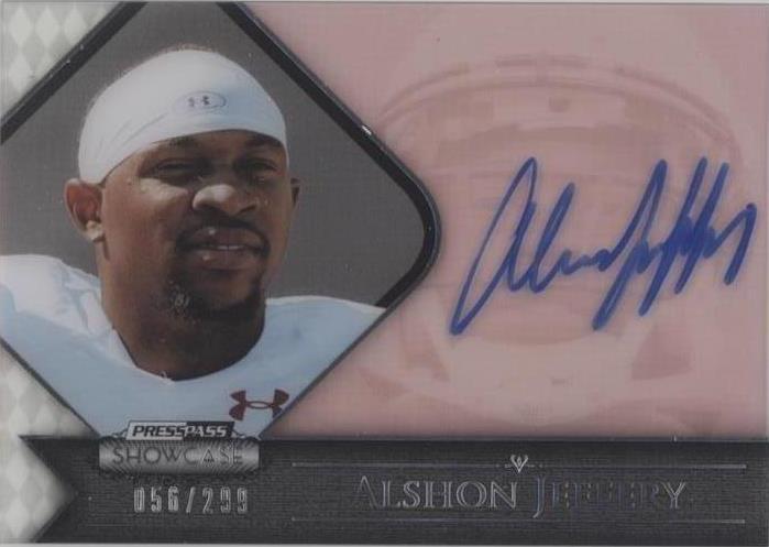 2012 Press Pass Showcase Alshon Jeffery #SC-AJ