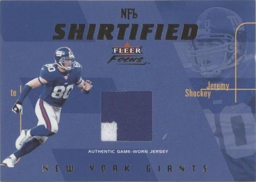 2003 Fleer Focus Jeremy Shockey #NS-JS