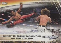 2019 Topps WWE Summerslam - AJ Styles Shinsuke Nakamura #63