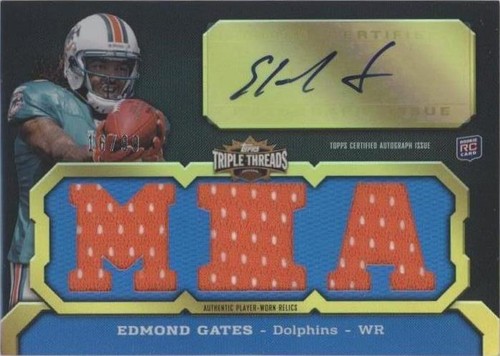 2011 Topps Triple Threads Edmond Gates #125