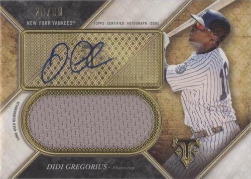2017 Topps Triple Threads - Didi Gregorius #UAJR-DO