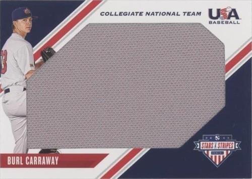 2020 Panini USA Baseball Stars & Stripes - Burl Carraway #J-BC