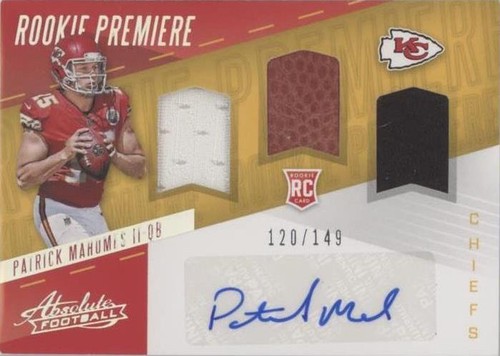 2017 Panini Absolute Patrick Mahomes II #229