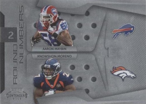2009 Playoff Contenders Aaron Maybin Knowshon Moreno #5