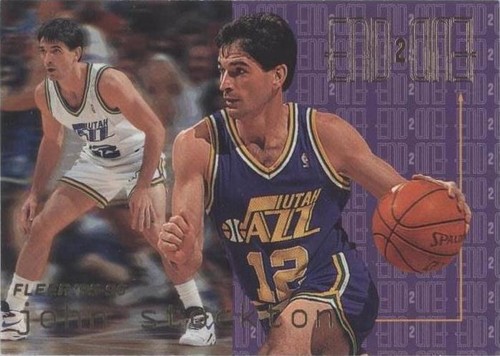 1995-96 Fleer - John Stockton #19