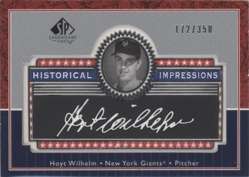 2003 SP Legendary Cuts - Hoyt Wilhelm #L-HO
