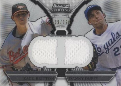 2011 Bowman Sterling - Danny Duffy Zach Britton #DRB-BD
