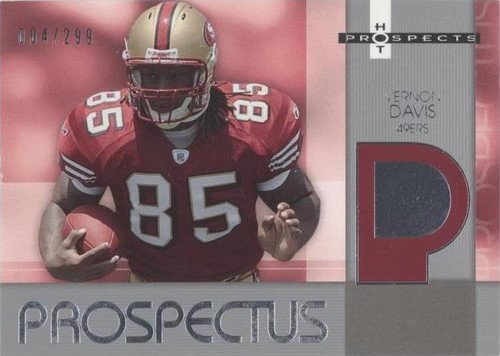 2006 Fleer Hot Prospects Vernon Davis #PR-VD