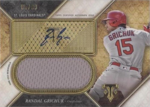 2017 Topps Triple Threads - Randal Grichuk #UAJR-RG