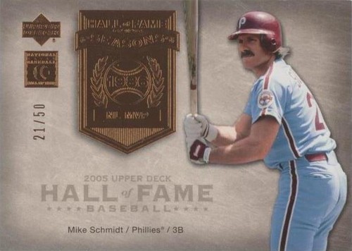 2005 Upper Deck Hall of Fame - Mike Schmidt #HFS-MS3