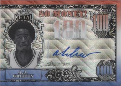 2021-22 Leaf Metal - AJ Griffin #SM-AJG