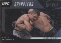 2021 Panini Select UFC - Chris Weidman #24