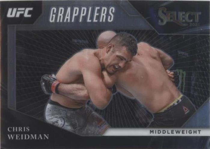 2021 Panini Select UFC - Chris Weidman #24