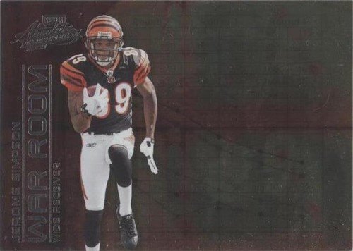 2008 Playoff Absolute Memorabilia Jerome Simpson #WR-19