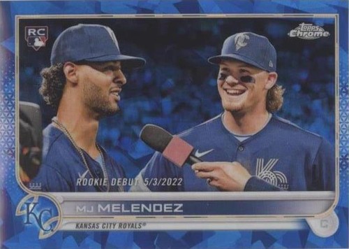 2022 Topps Chrome Update Series Sapphire Edition - MJ Melendez #US73