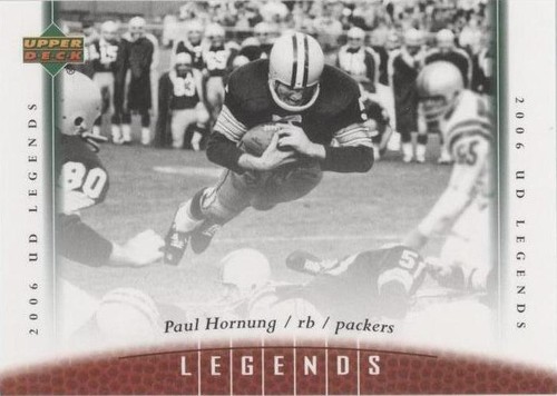 2006 UD Legends Paul Hornung #26