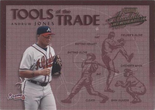 2002 Playoff Absolute Memorabilia - Andruw Jones #TT-62