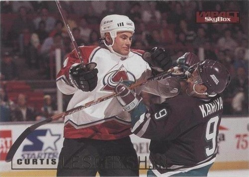 1995-96 Skybox Impact - Curtis Leschyshyn #38