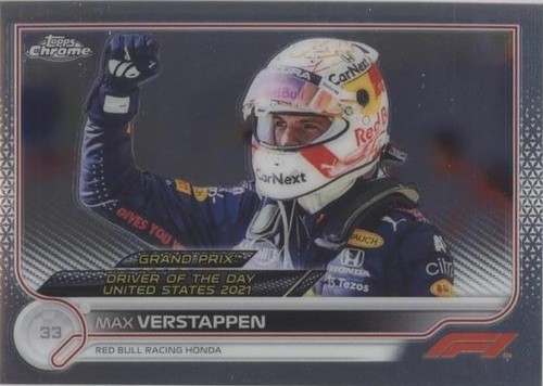 2022 Topps Chrome Formula 1 - Max Verstappen #188