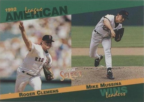1993 Score - Mike Mussina Roger Clemens #87