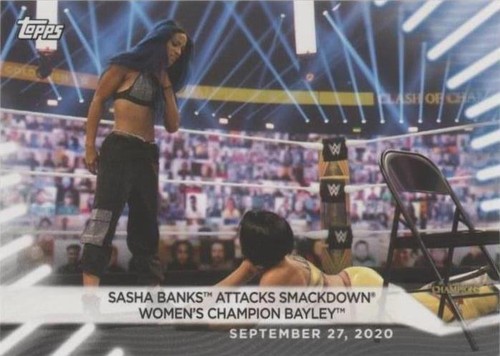 2021 Topps WWE Women's Division - Sasha Banks #76